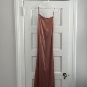 Reformation pink Rosie midi dress